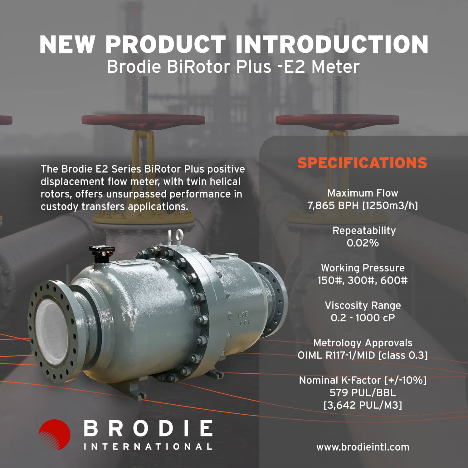 Introducing Brodie BiRotor Plus E2 Meter Brodie International